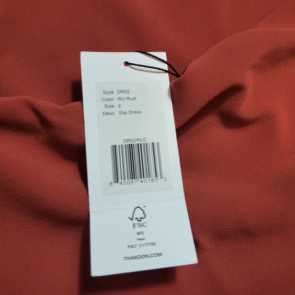 Thakoon Rust Slip Dress - Picture 2 of 16